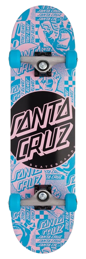 FLIER DOT FULL SK8 LIGHTBLUE PINK COMPLETE