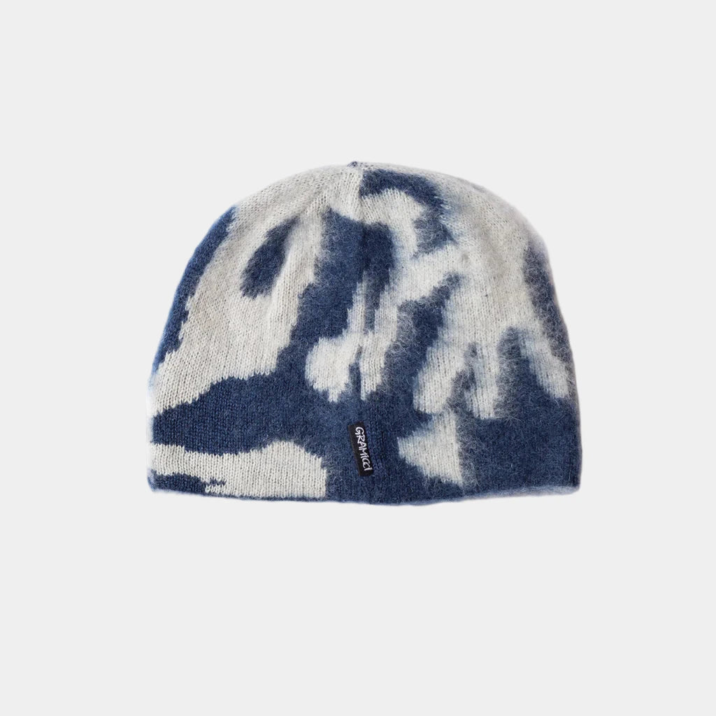MOHAIR BURLY RUNNINGMAN MIDNIGHT BEANIE