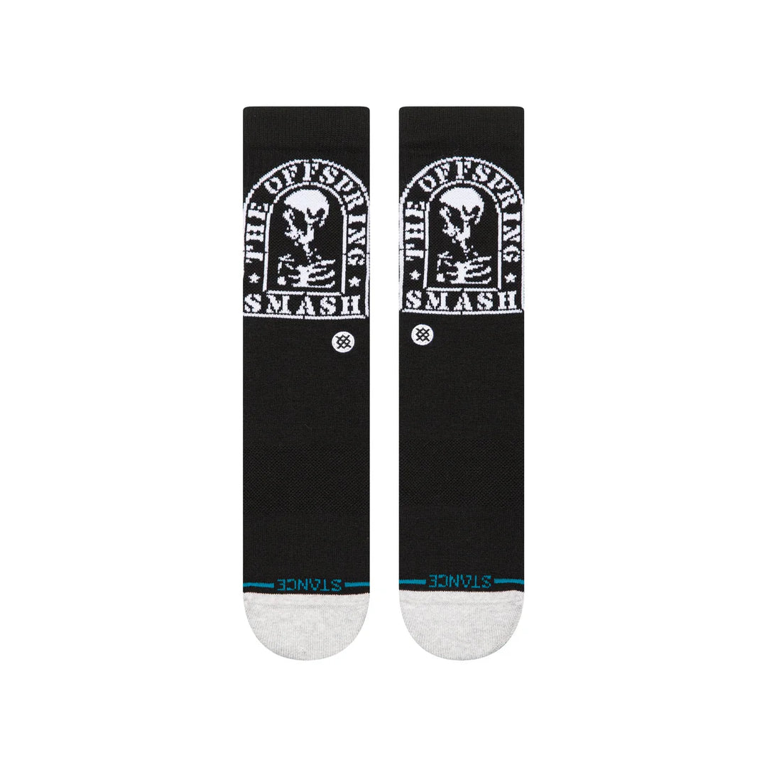 SMASHED CREW SOCK BLACK