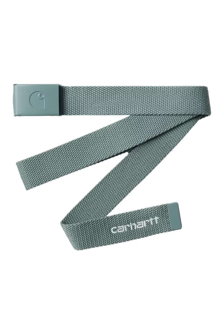 C-LOGO BELT TONAL SILVER PINE
