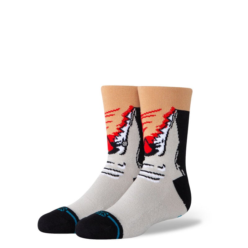 KIDS SNACK ATTACK SOCK BLACK