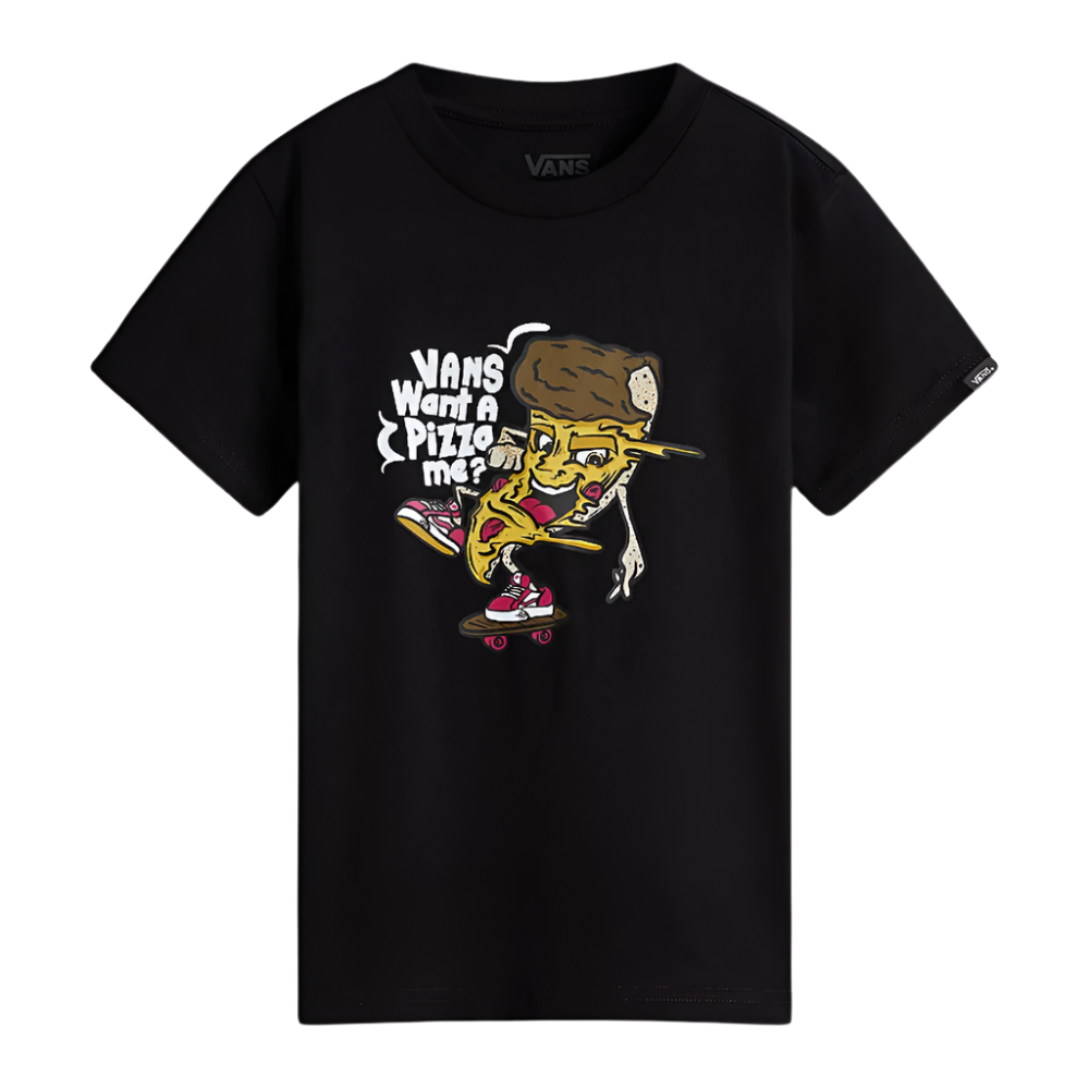 PIZZA ME TEE BLACK