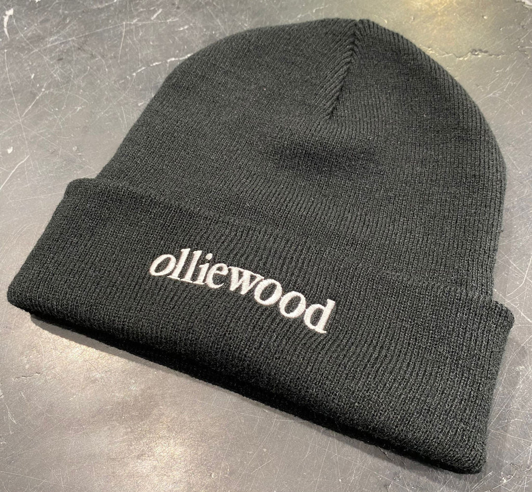 OLLIEWOOD EMBROIDERED BEANIE BLACK