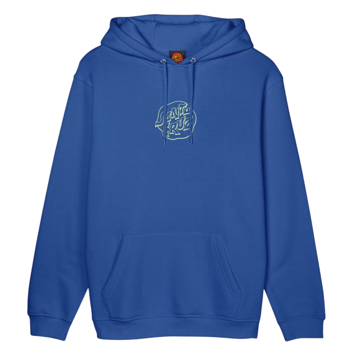 FEVER DREAM MONO FRONT DOT HOODIE ULTRAMARINE BLUE