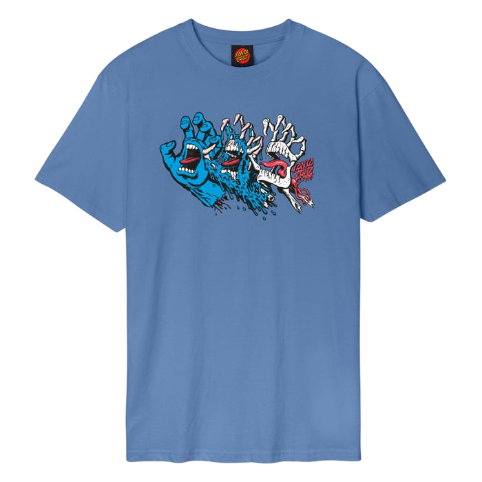 EVOLVED HAND TEE DUSTY BLUE