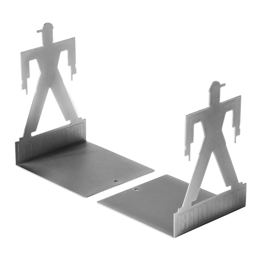FOUNDATION BOOKENDS STAINLESS STEEL