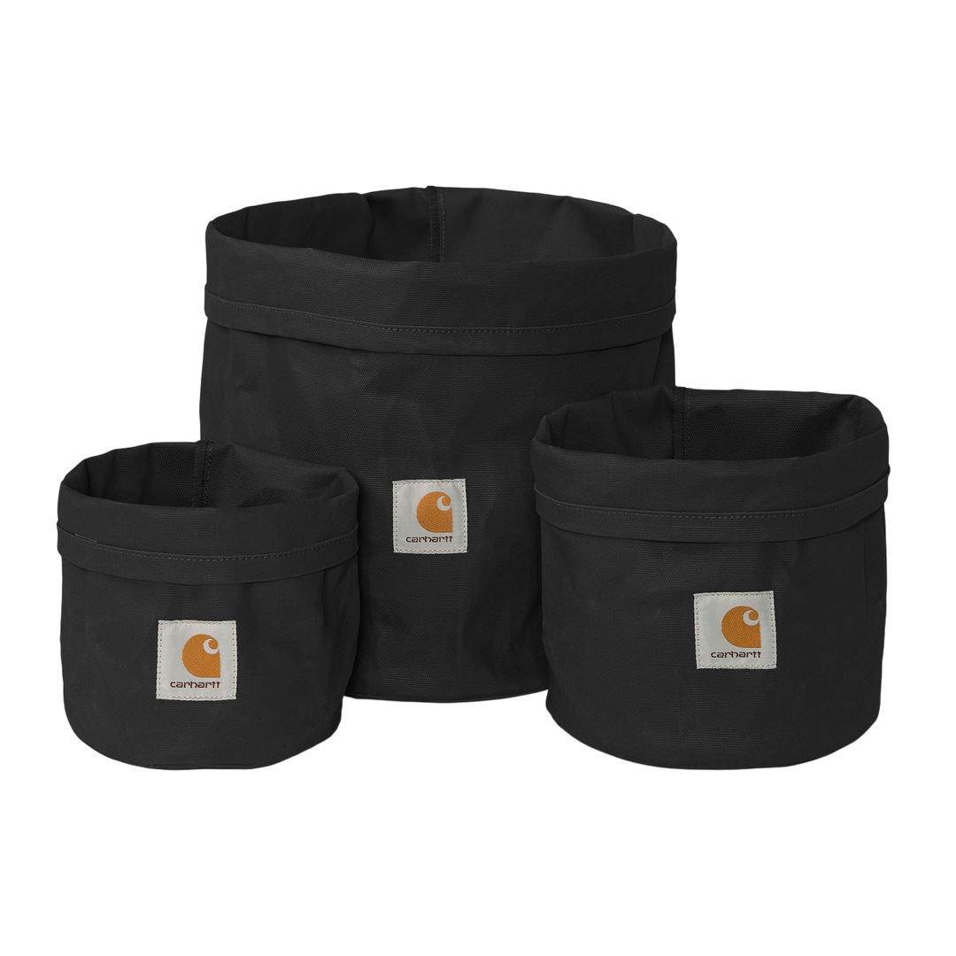 GROUNDWORKS PLANTER SET RECYCLED BLACK