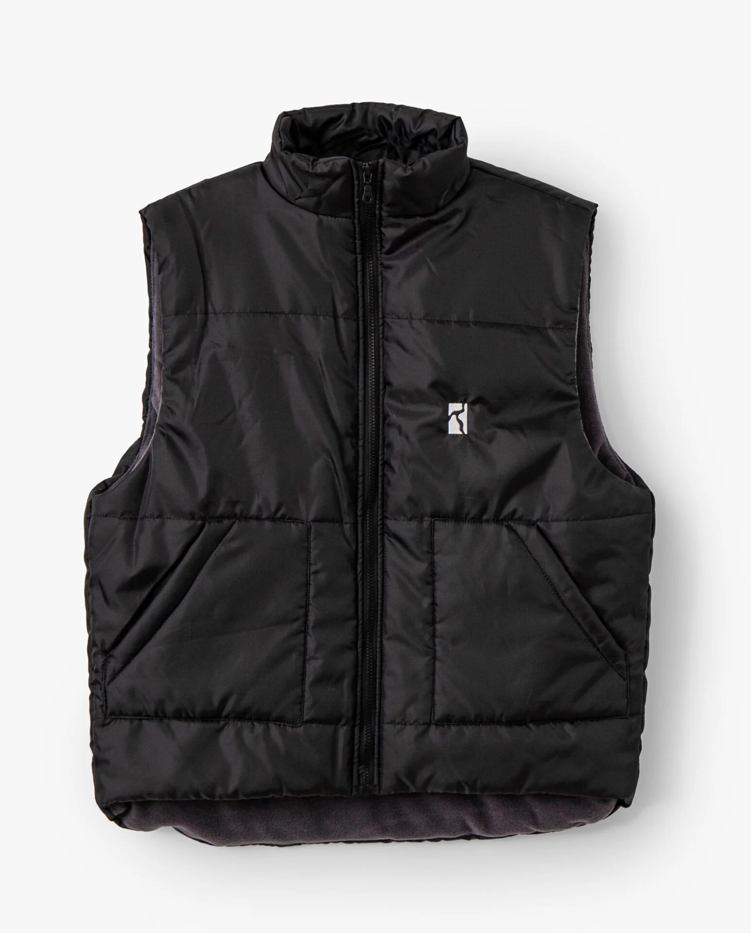 Vest black sales and white