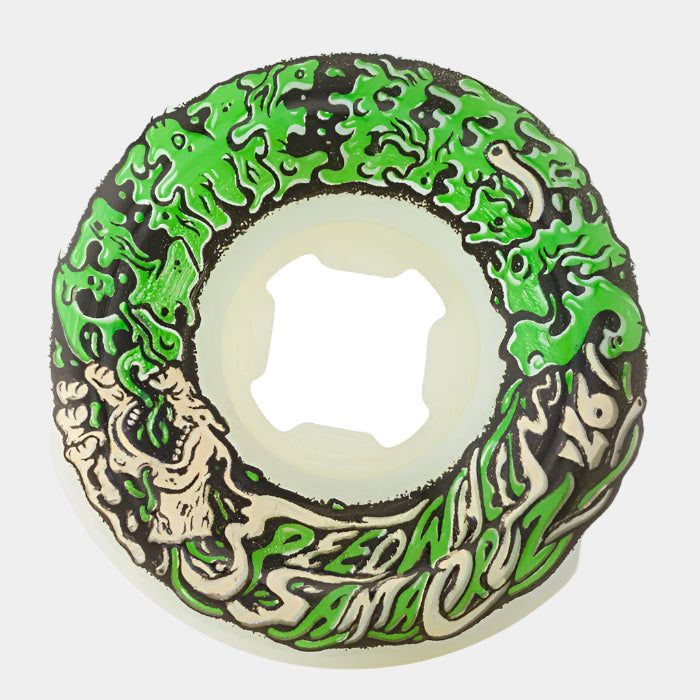 VOMIT 2 MINI SLIME BALLS WHITE GREEN