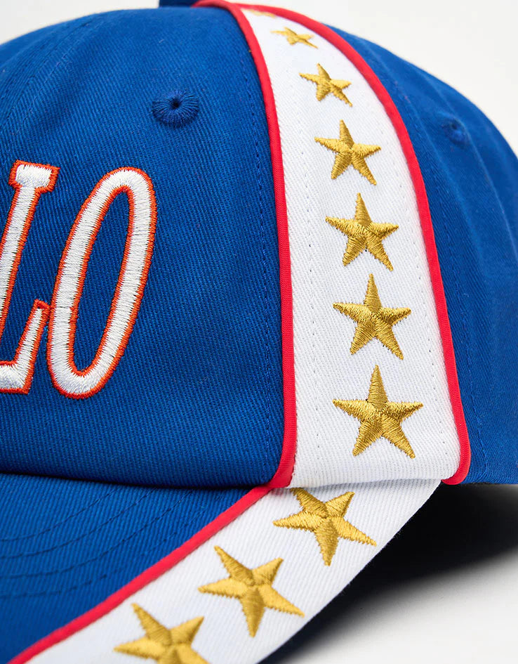BUTTER GOODS ITALO 6 PANEL CAP BLUE