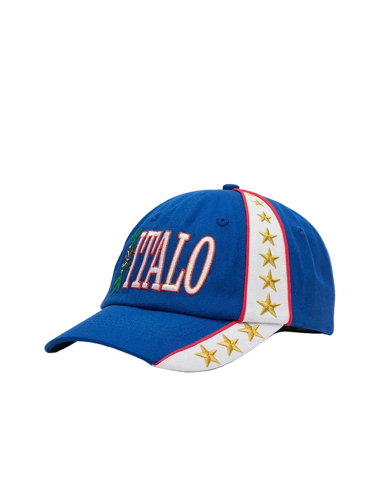 BUTTER GOODS ITALO 6 PANEL CAP BLUE