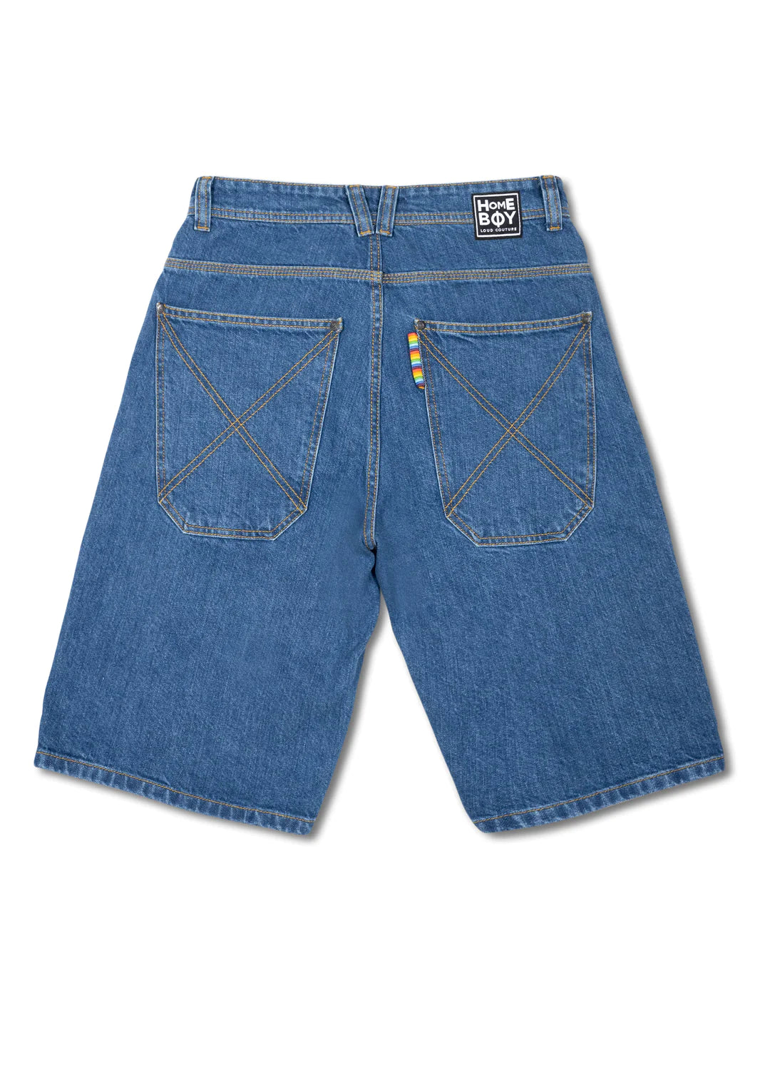 X-TRA BAGGY SHORT WASHED BLUE