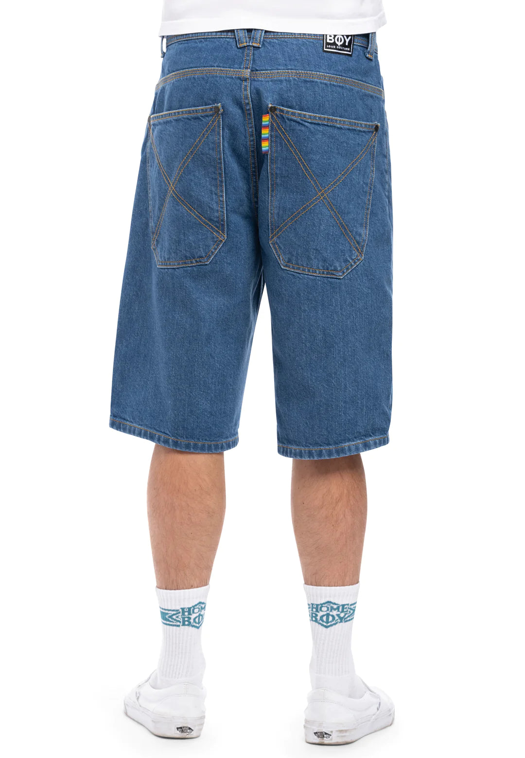 X-TRA BAGGY SHORT WASHED BLUE
