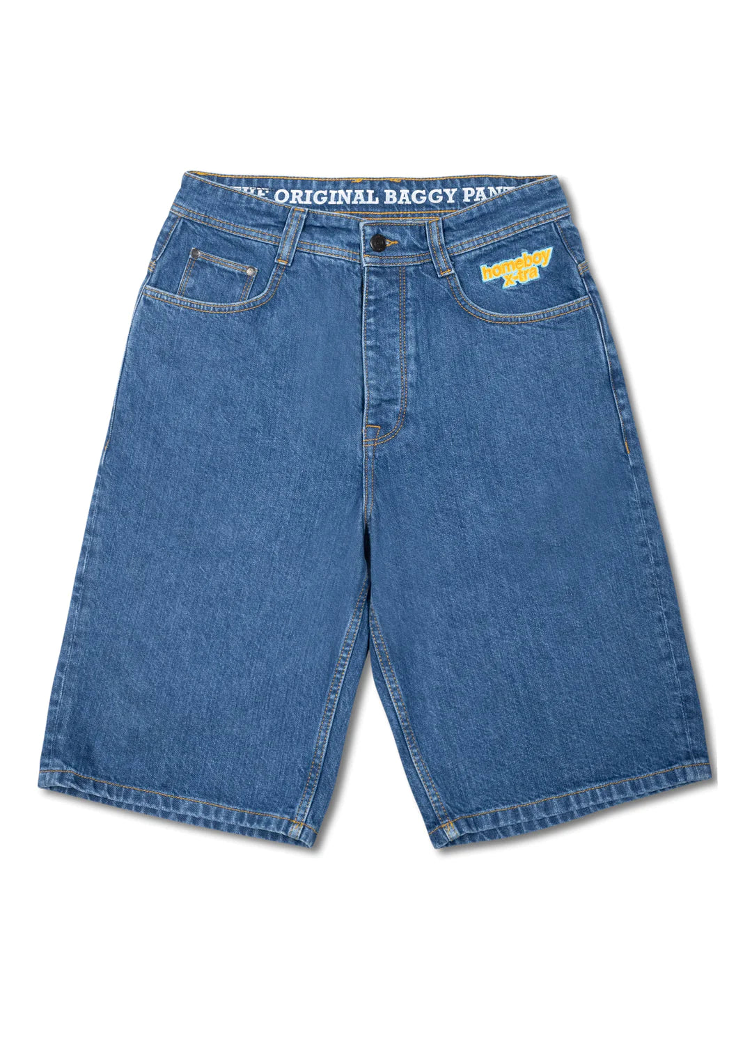 X-TRA BAGGY SHORT WASHED BLUE