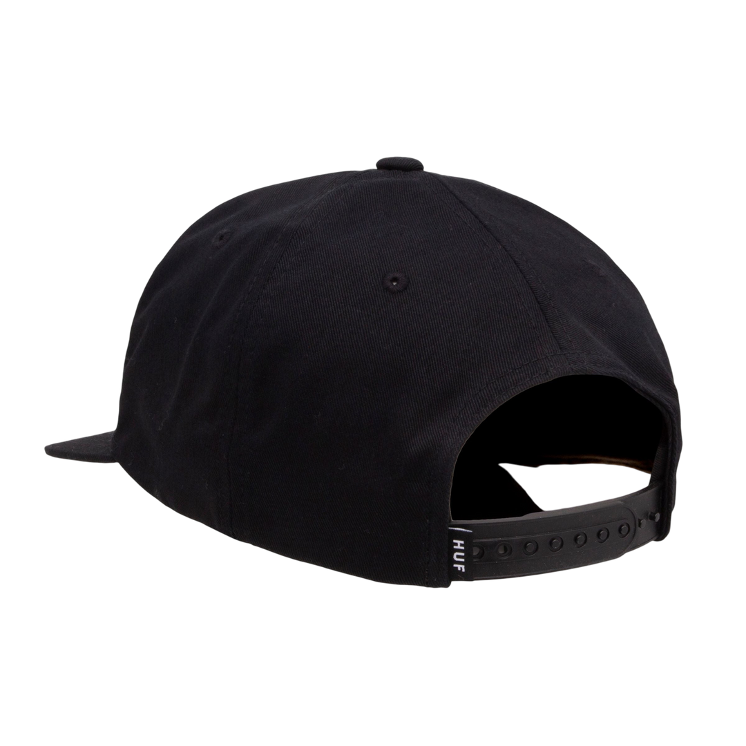 UNSTRUCTERED BOX SNAPBACK BLACK
