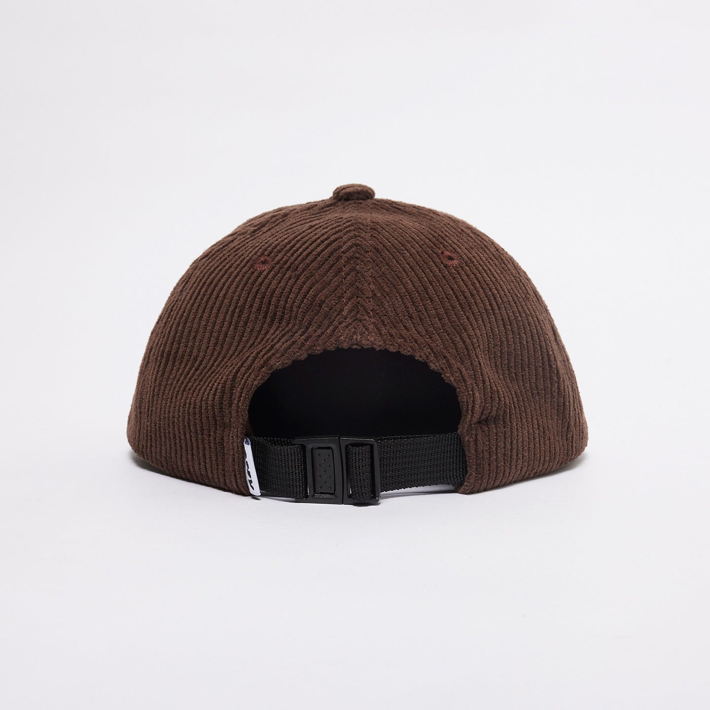 OBEY CORD LABEL 6 PANEL STRAP BROWN