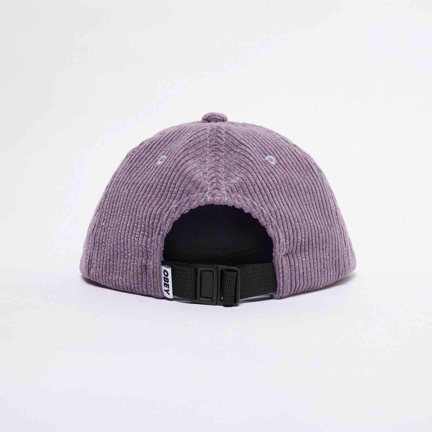 OBEY CORD LABEL 6 PANEL STRAP WINEBERRY