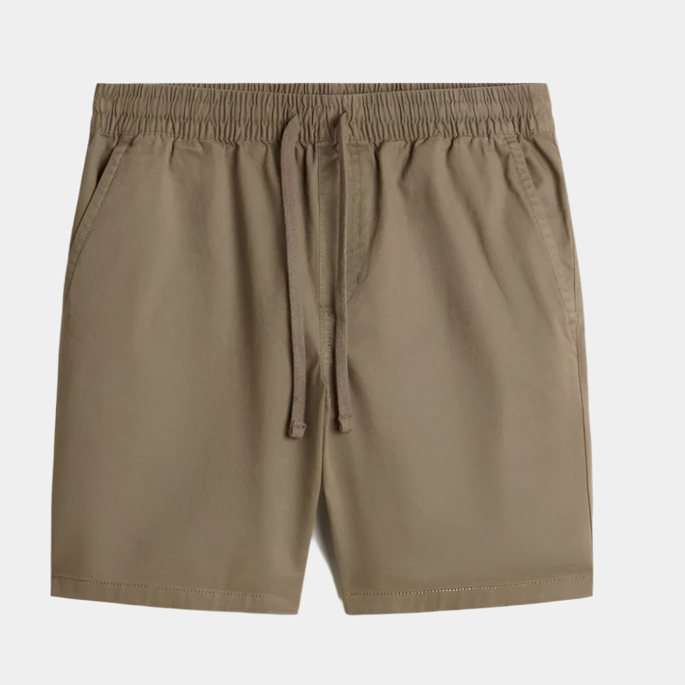 KIDS RANGE ELASTIC WAIST SHORT BUNGEE CORD BROWN