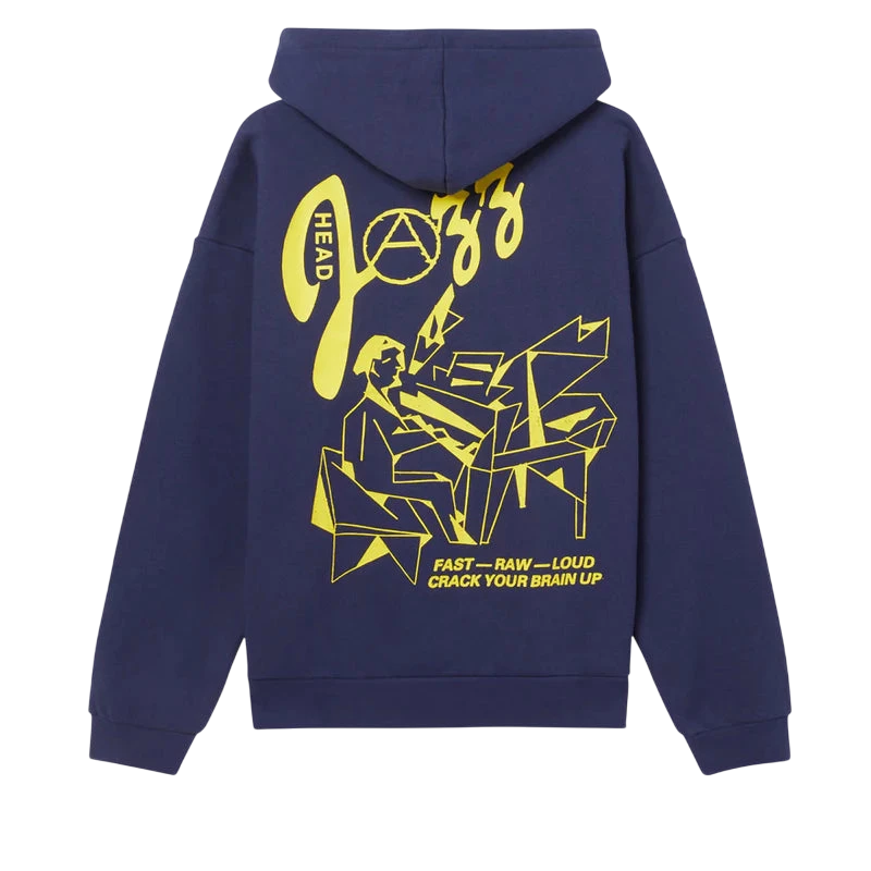 JAZZ HEAD EXTRA HEAVY HOODIE ACADEMY NAVY