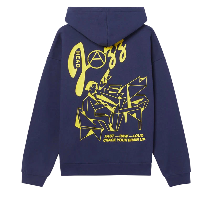 JAZZ HEAD EXTRA HEAVY HOODIE ACADEMY NAVY