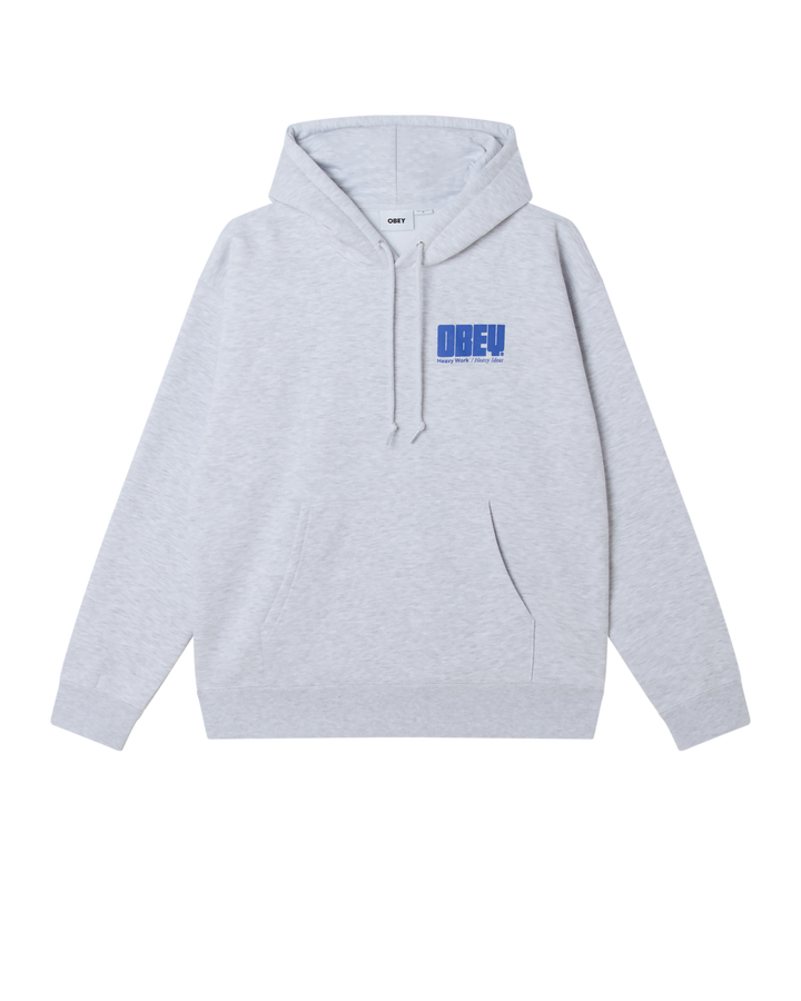 OBEY HEAVY IDEAS HOOD GRIS CENIZA