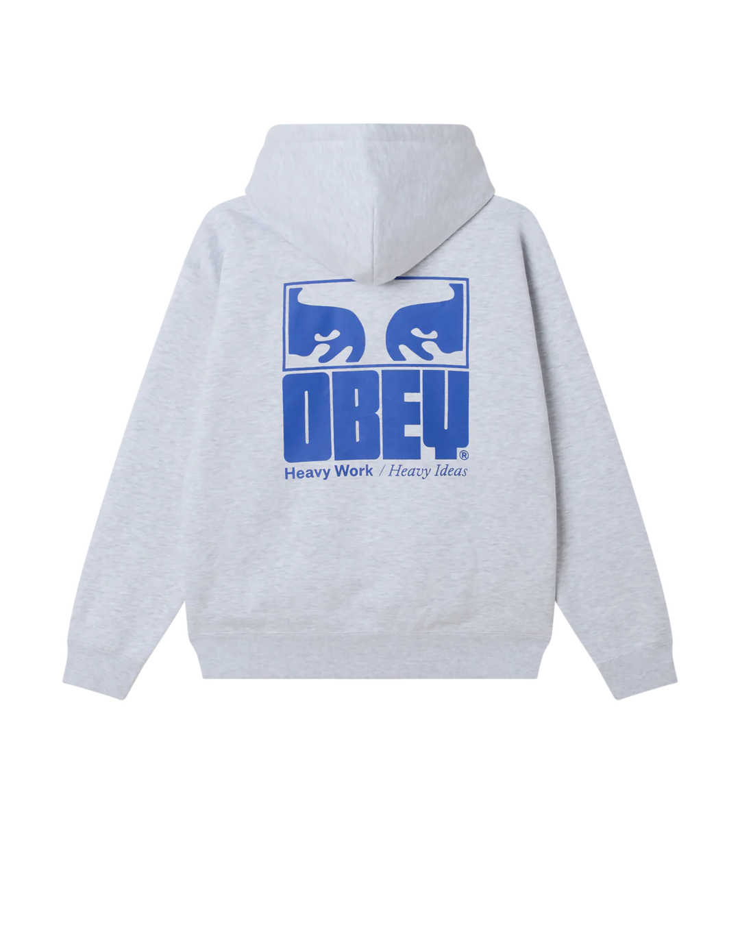 OBEY HEAVY IDEAS HOOD GRIS CENIZA