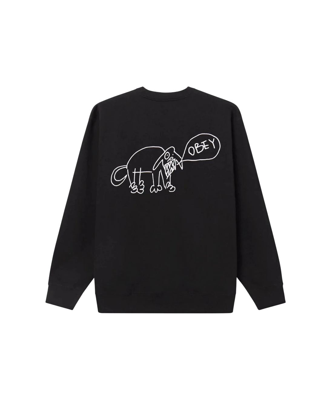 DOG DOODLE CREWNECK BLACK