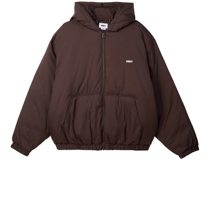 RETREAT HOODED JACKET JAVA BROWN