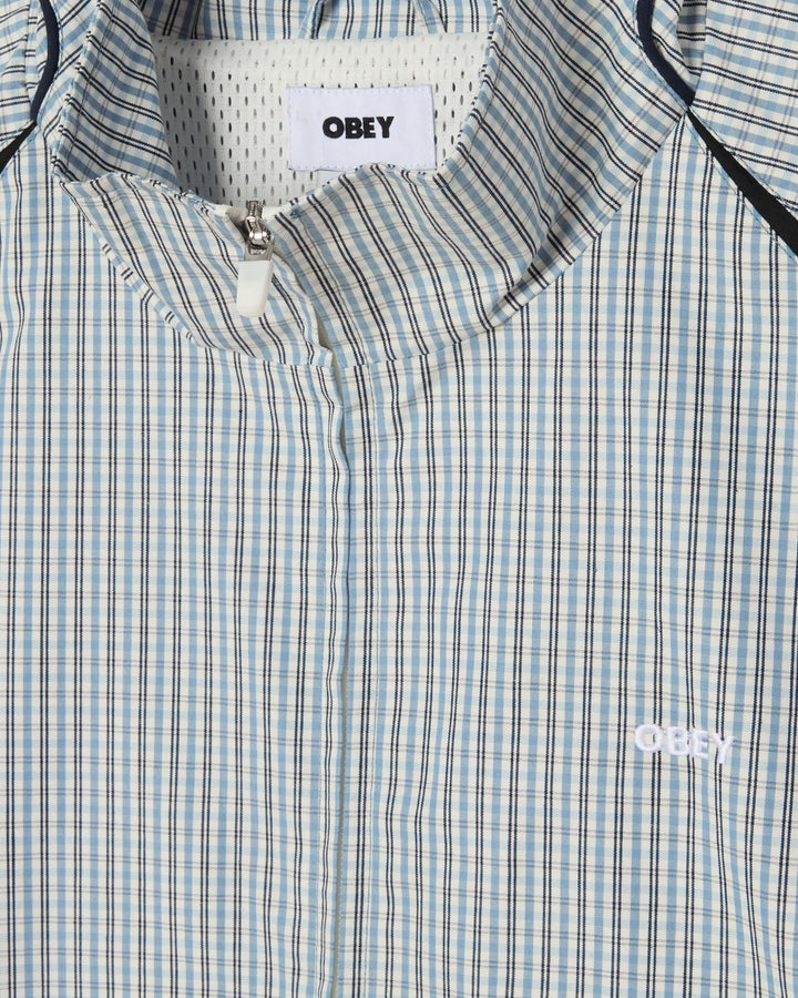 OBEY PRACTICE WINDBREAKER PLAID MULTI