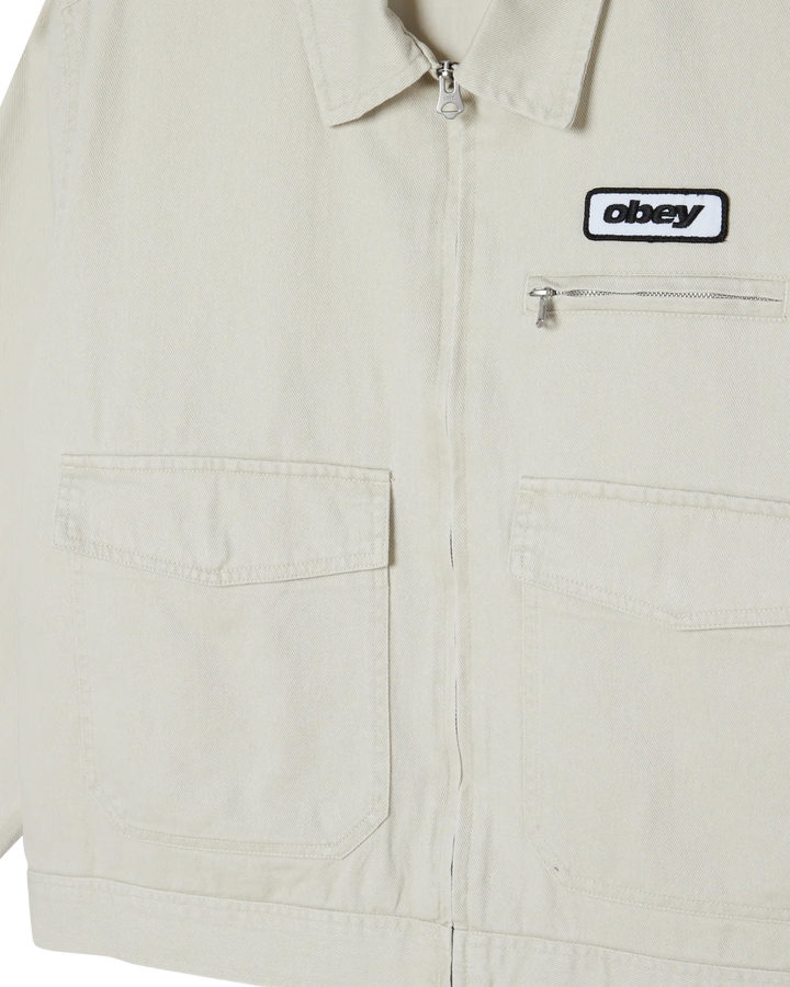 WALTER WORK JACKET SILVER BIRCH