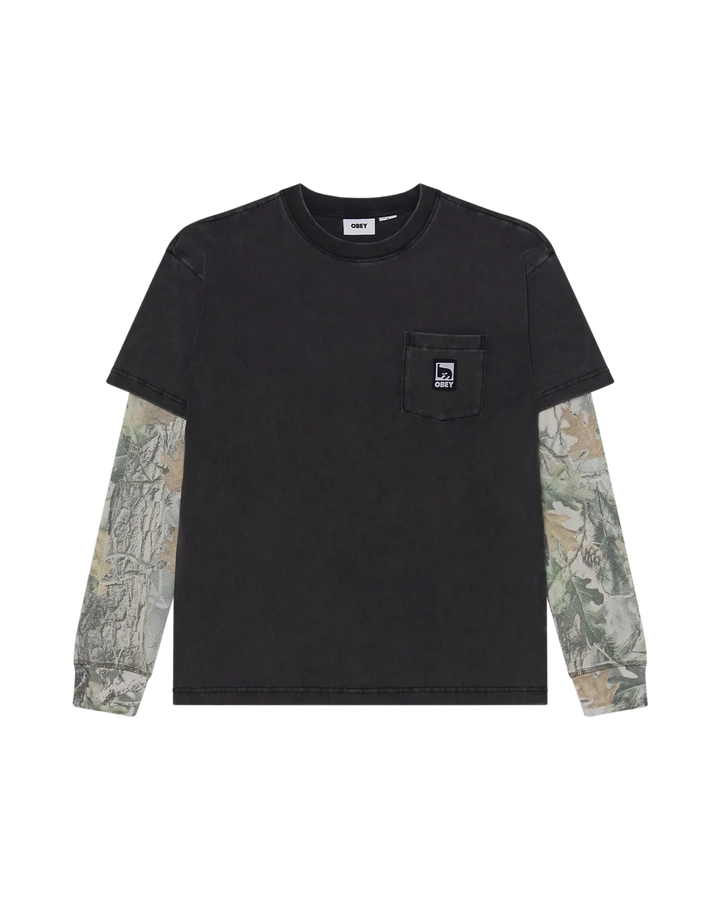 POST 2FER LONGSLEEVE BLACK CAMO