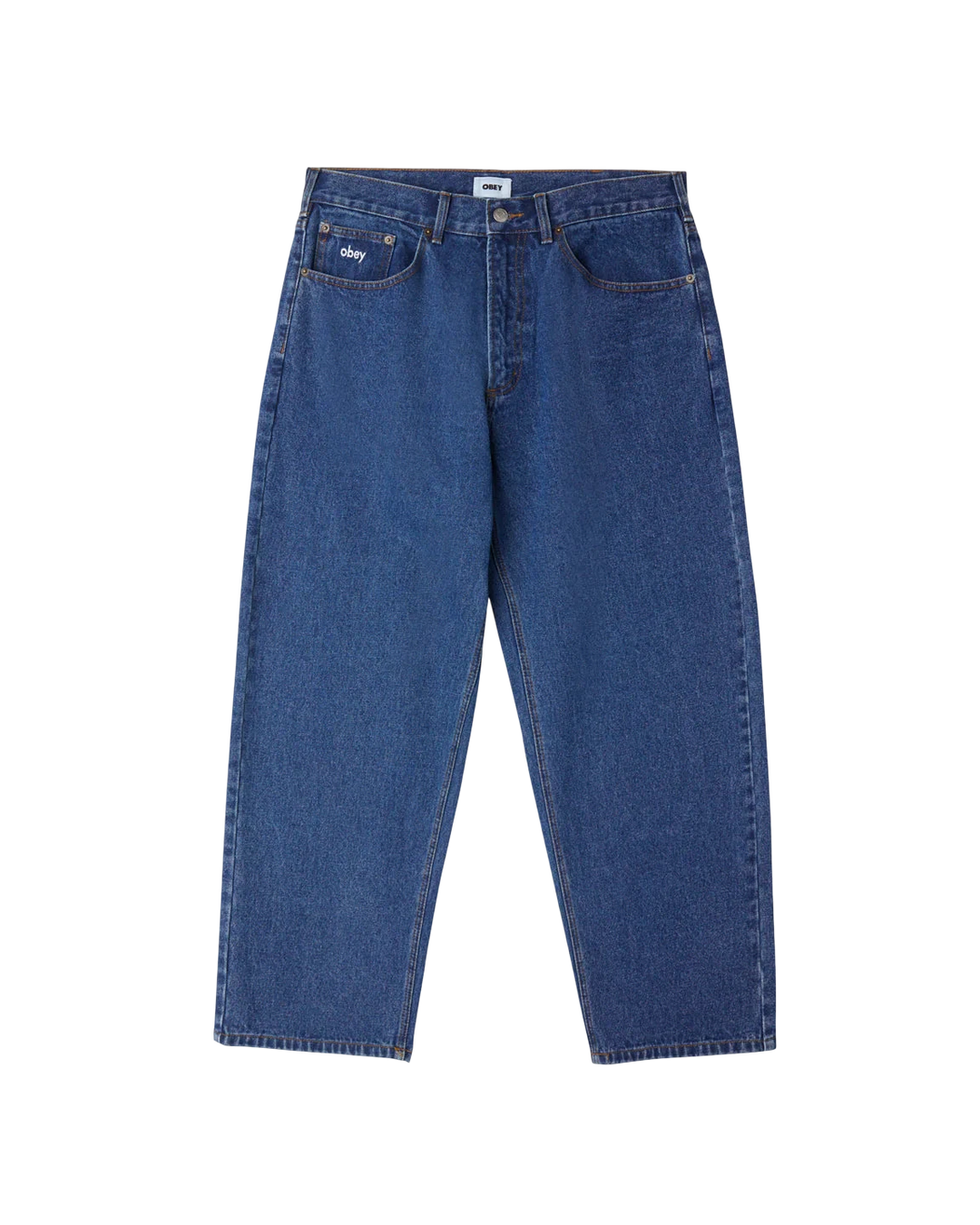 BIGWIG BAGGY DENIM PANT STONE WASH INDIGO