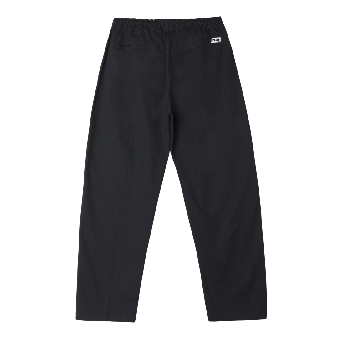 EASY TWILL PANT BLACK