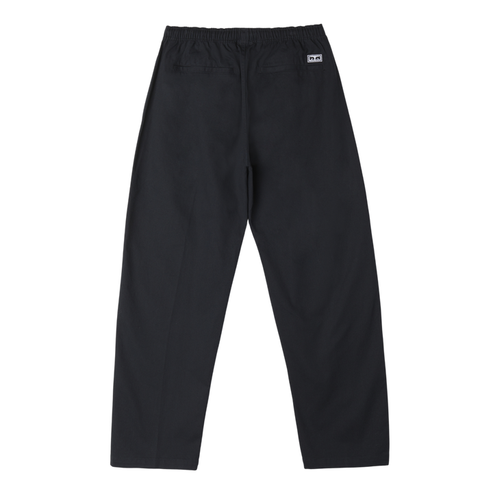 EASY TWILL PANT BLACK