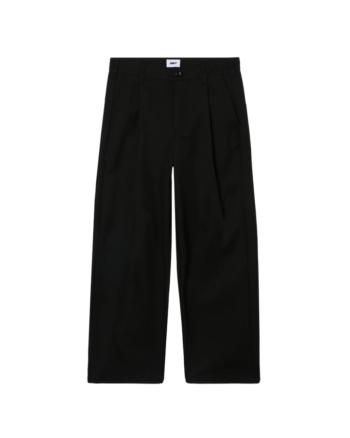 DEAN PLEATED PANT BLACK