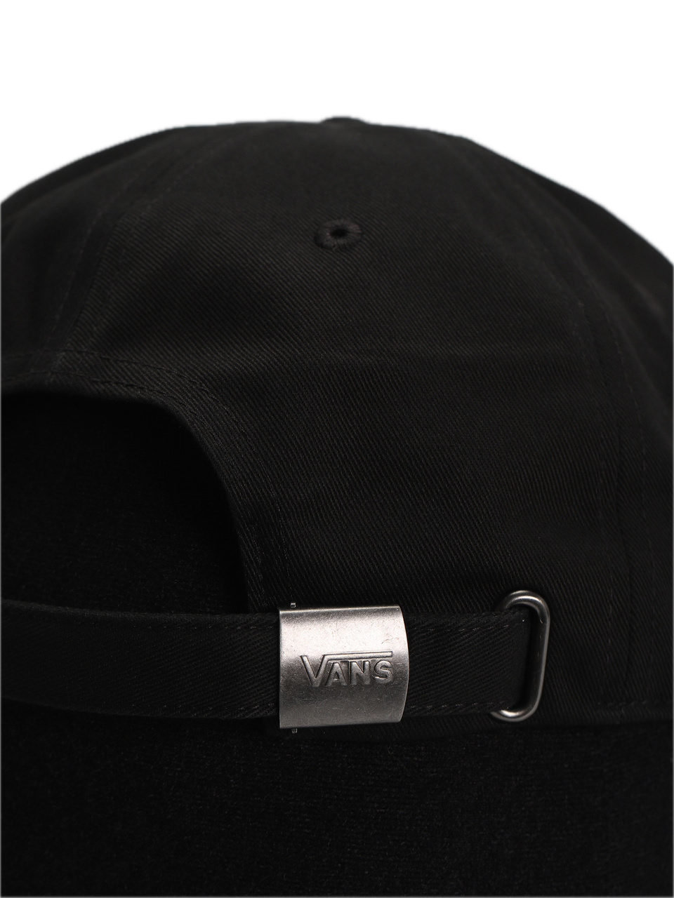 CHECK SIDE CURVED BILL CAP BLACK