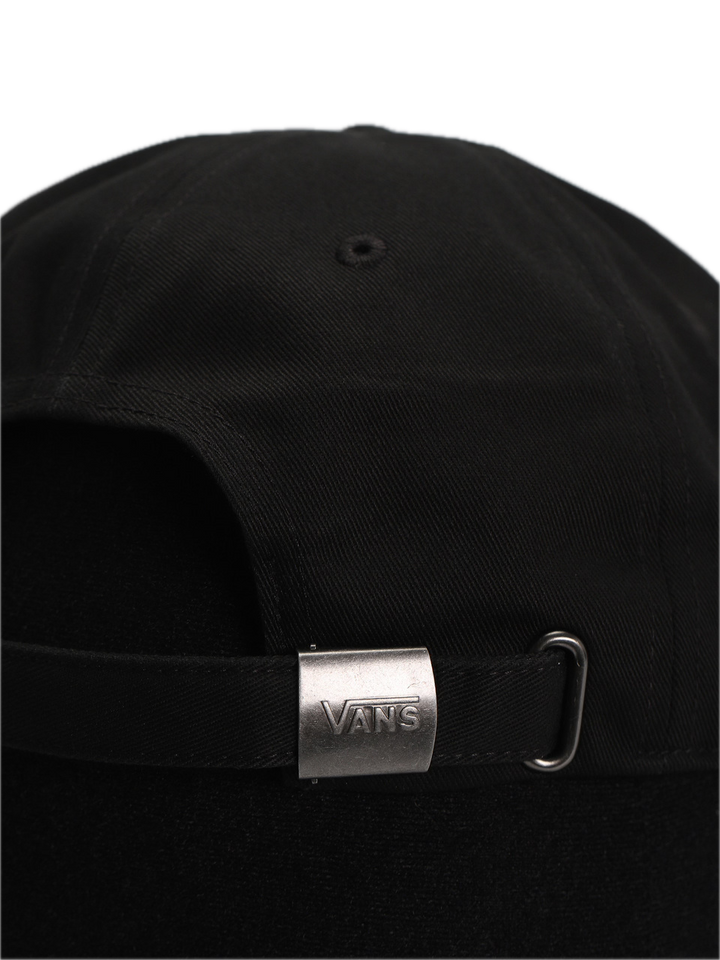 CHECK SIDE CURVED BILL CAP BLACK