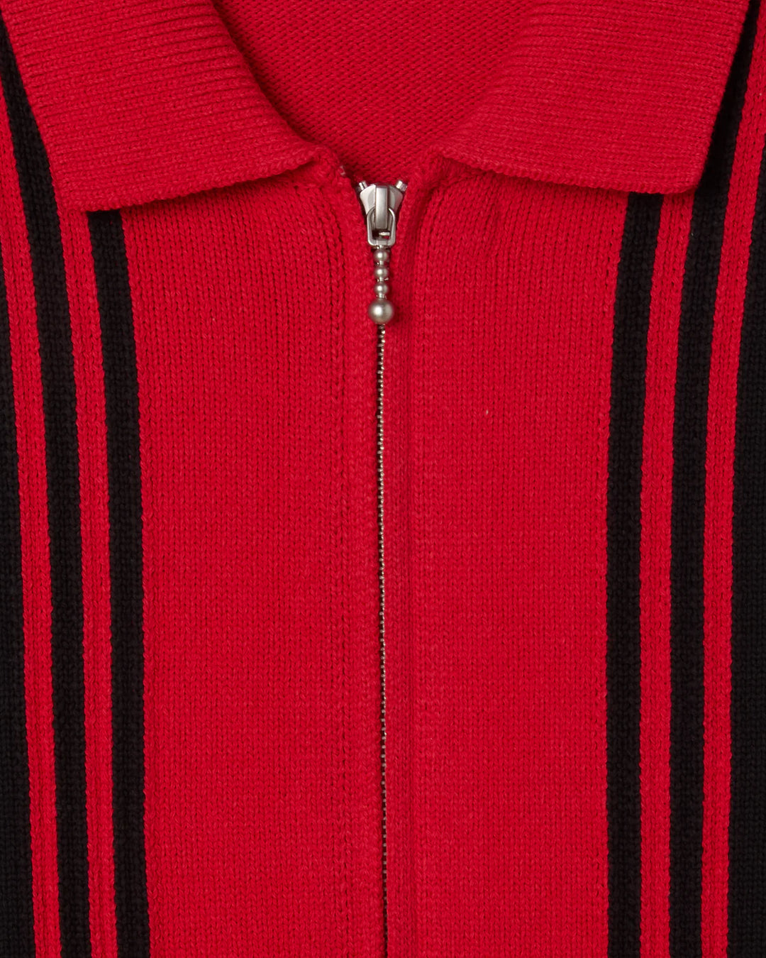 OBEY MATT ZIP UP SWEATER RED MULTI