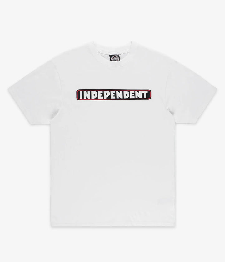 BAR LOGO TEE WHITE