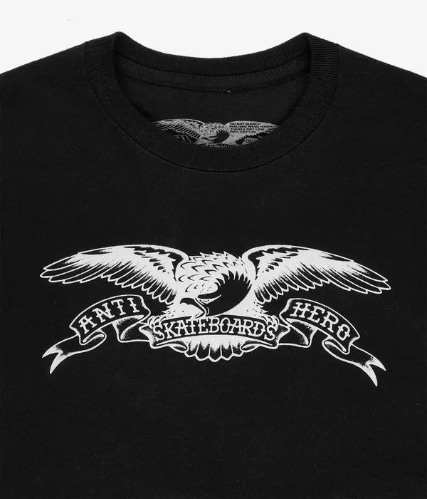 BASIC EAGLE TEE BLACK WHITE