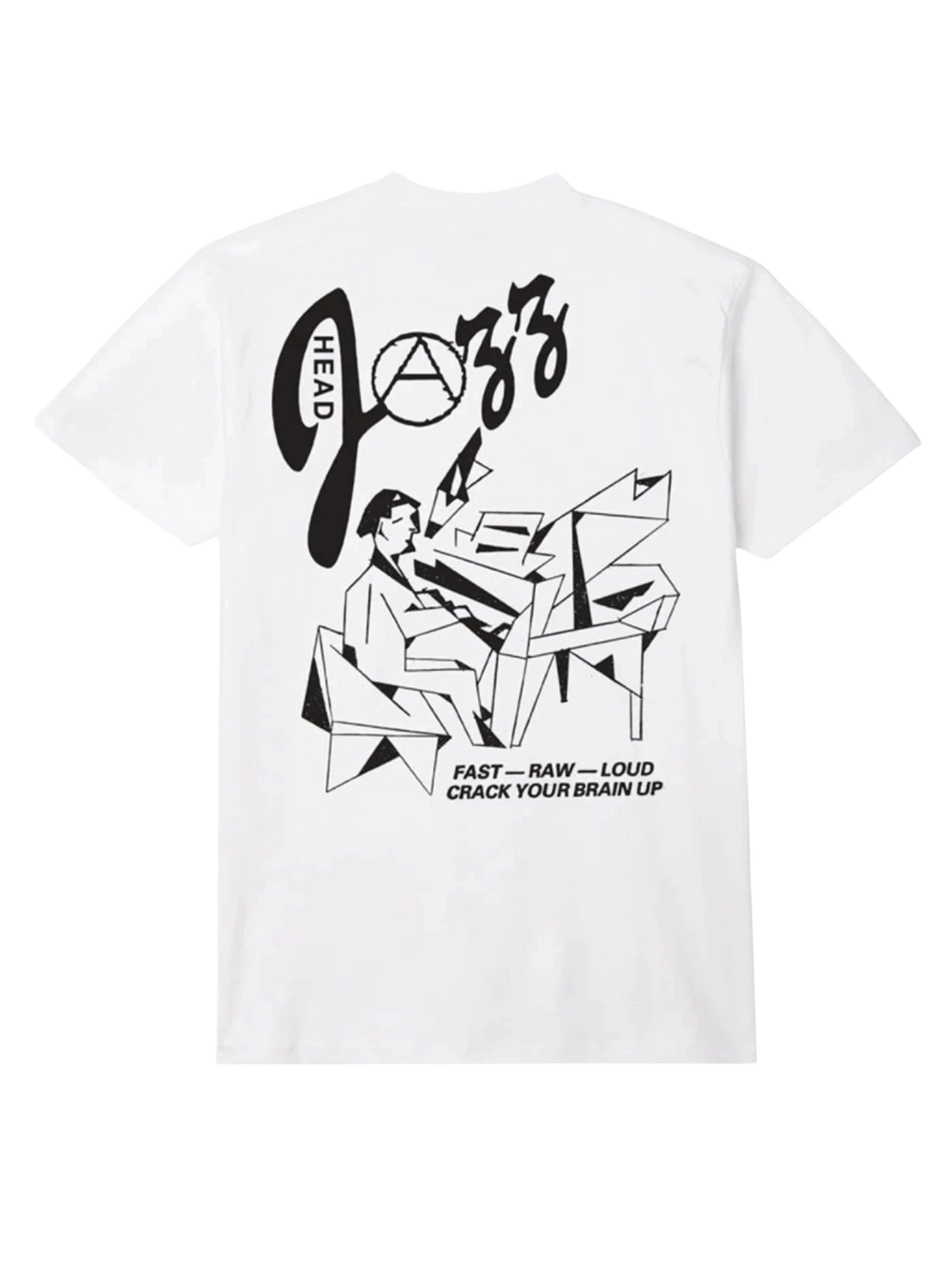 JAZZ HEAD TEE WHITE