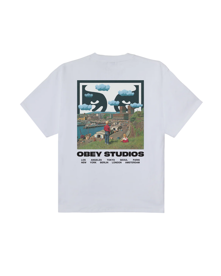 OBEY SKY FACE WHITE