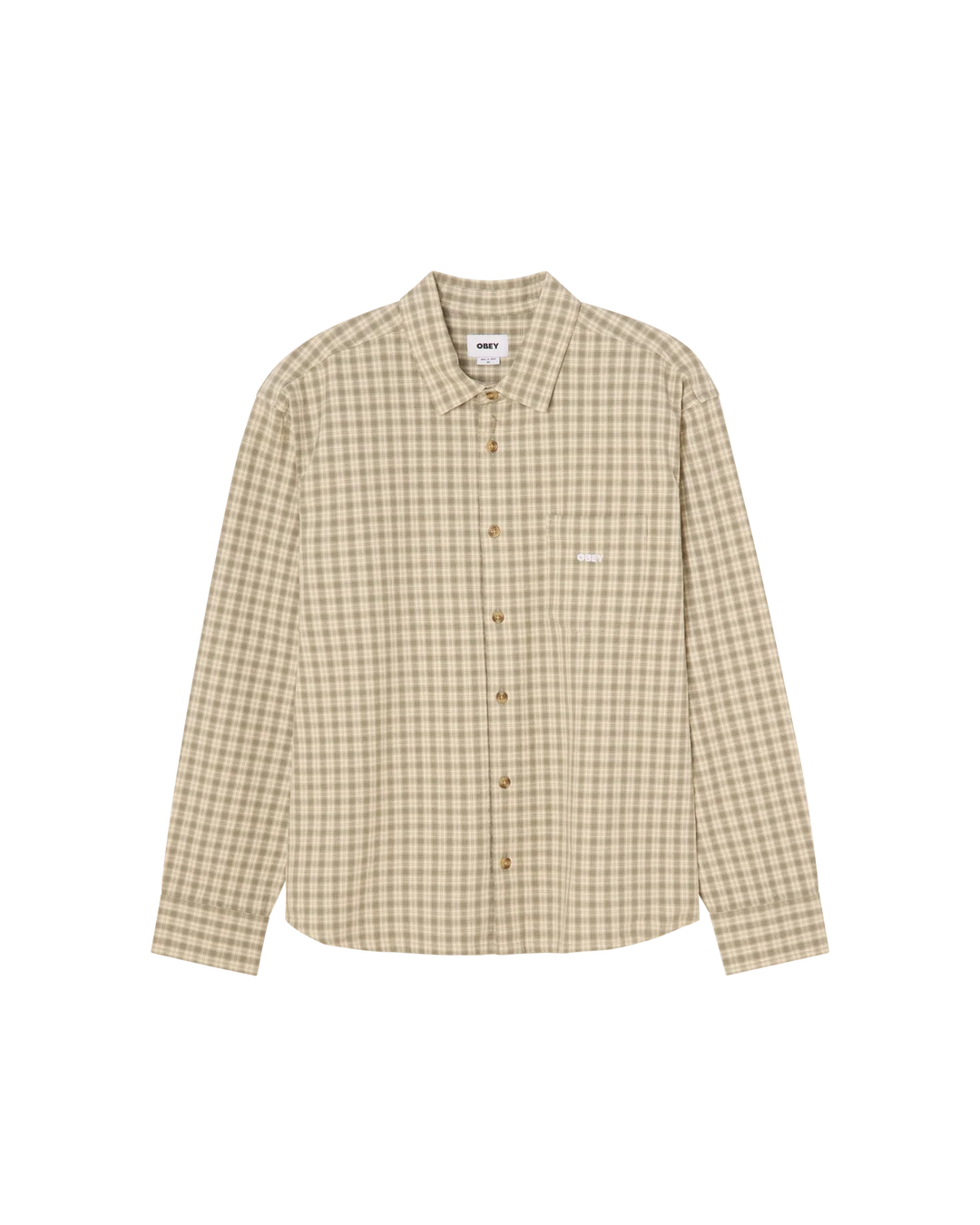 BIGWIG AXEL WOVEN SHIRT BEIGE