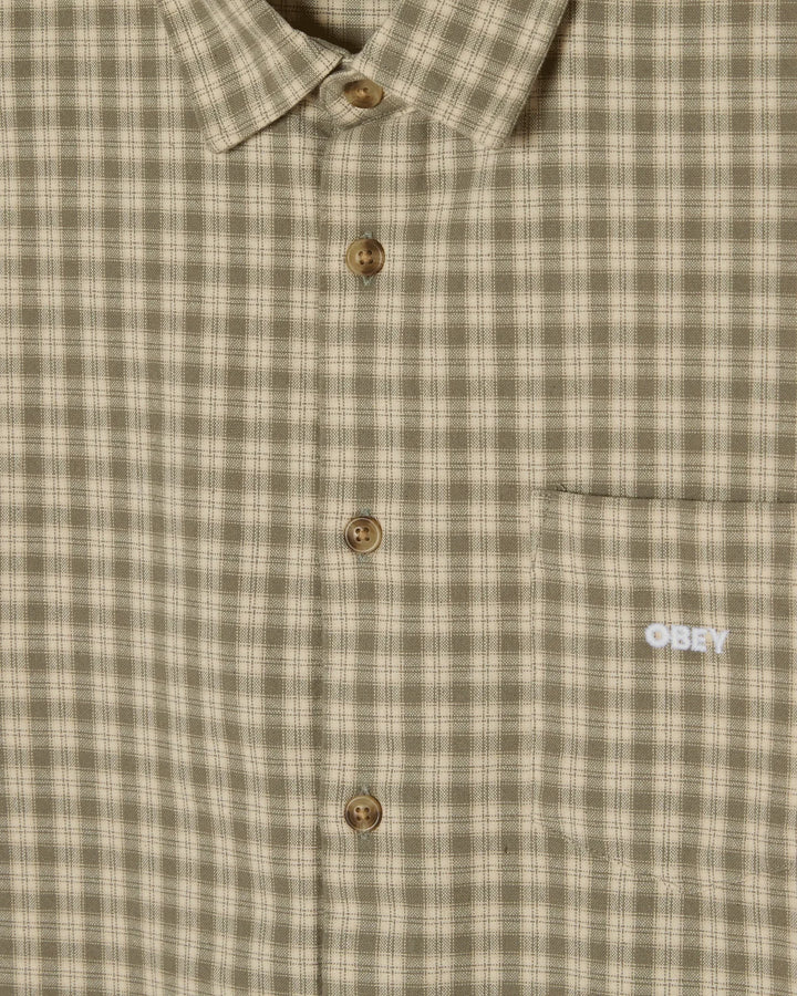 BIGWIG AXEL WOVEN SHIRT BEIGE