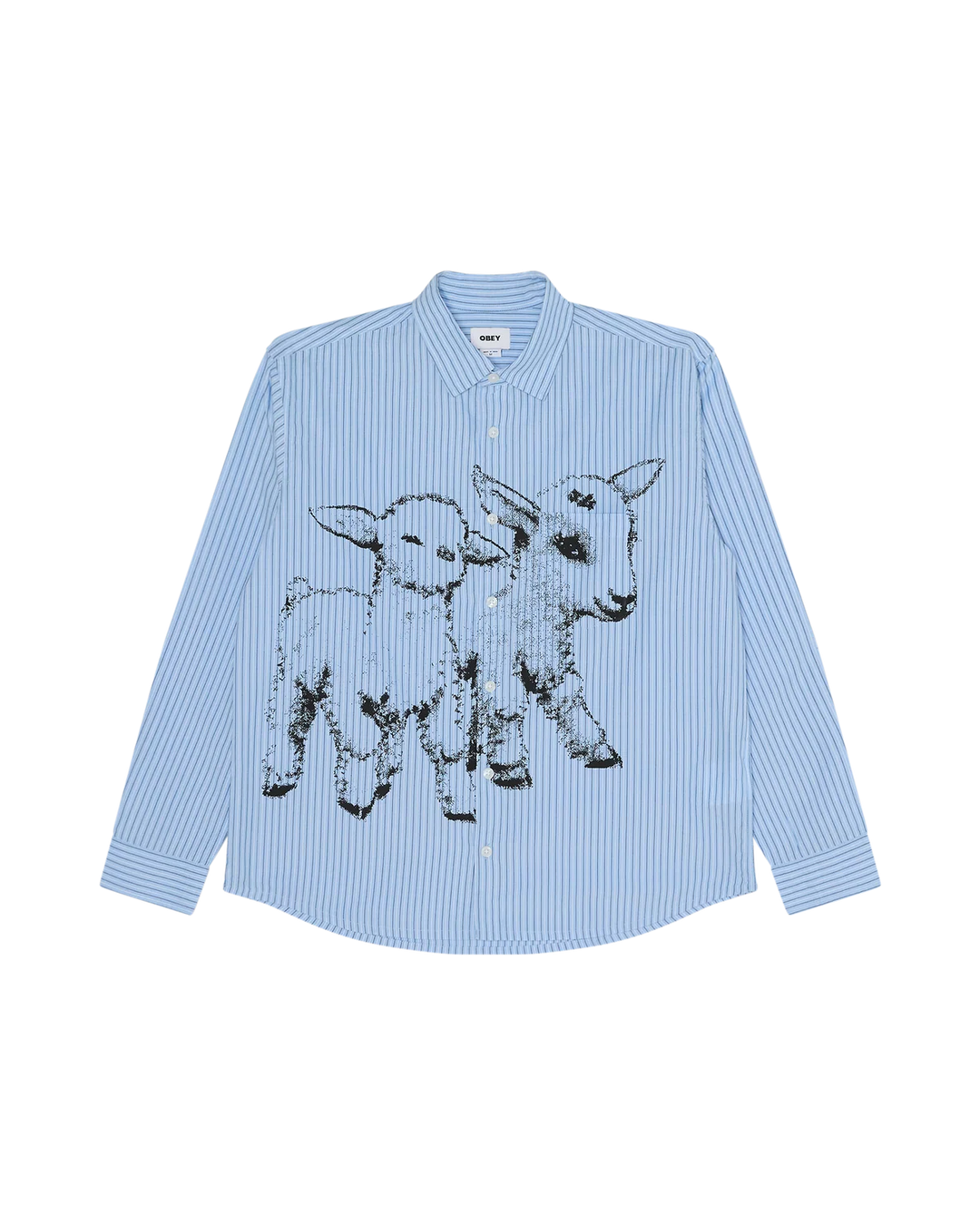BILLY WOVEN SHIRT LIGHT BLUE