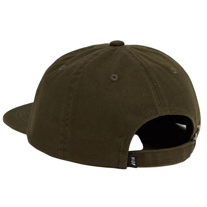 FUCK IT 6 PANEL CAP DRIED HERB GREEN