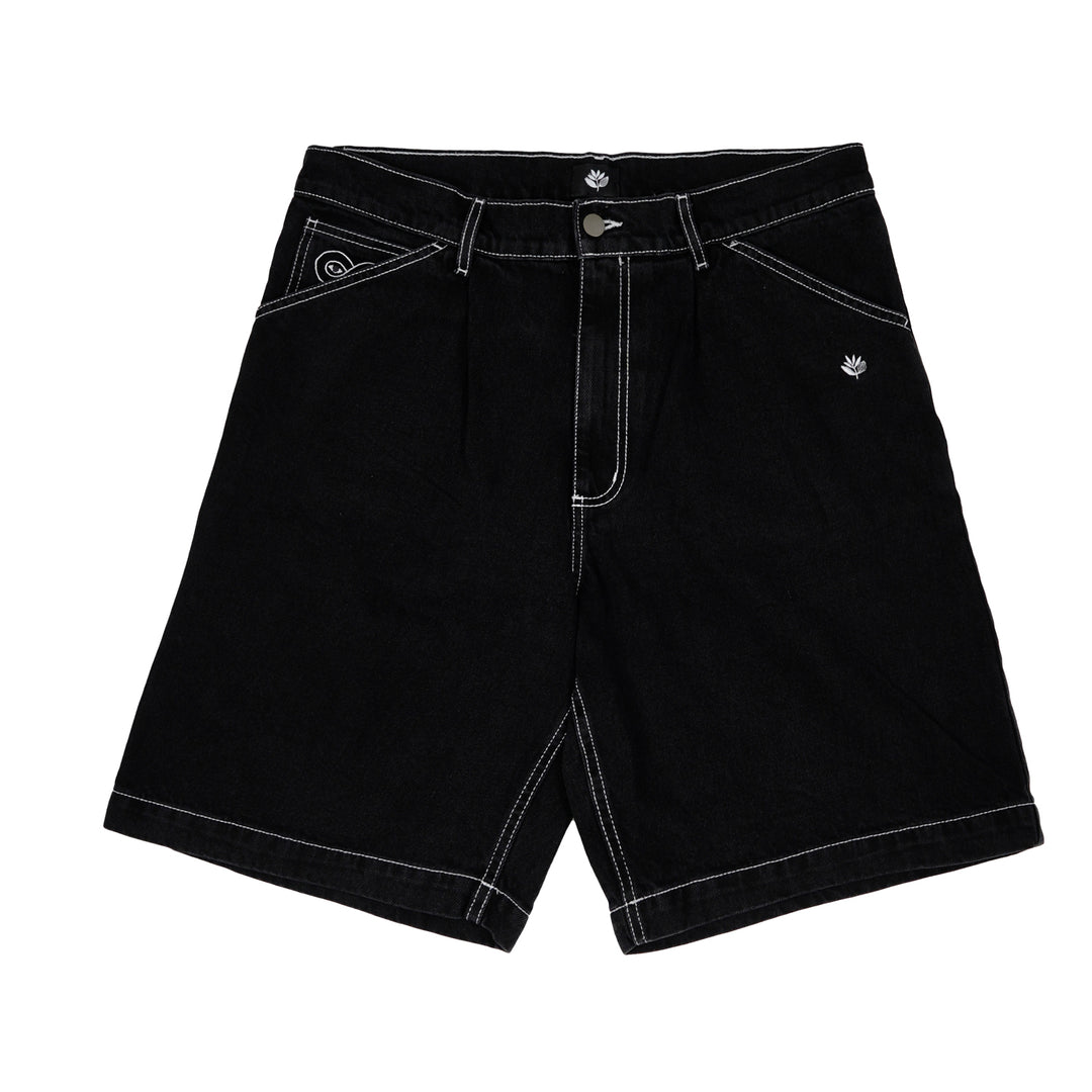 OG DENIM LONG SHORTS BLACK