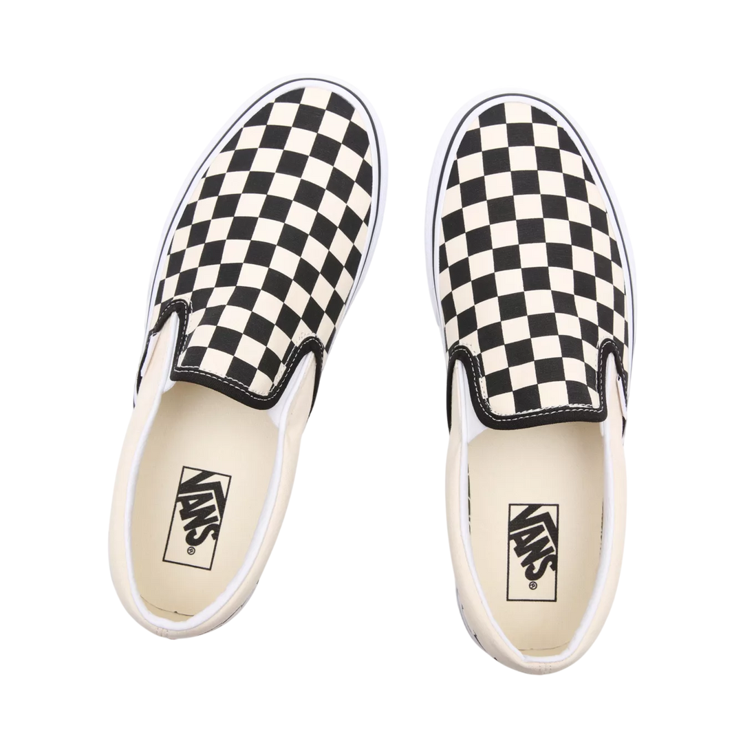 SLIP-ON CHECKERBOARD BLACK WHITE