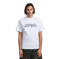 BUTTER GOODS DRUMMER TEE WHITE  FIT