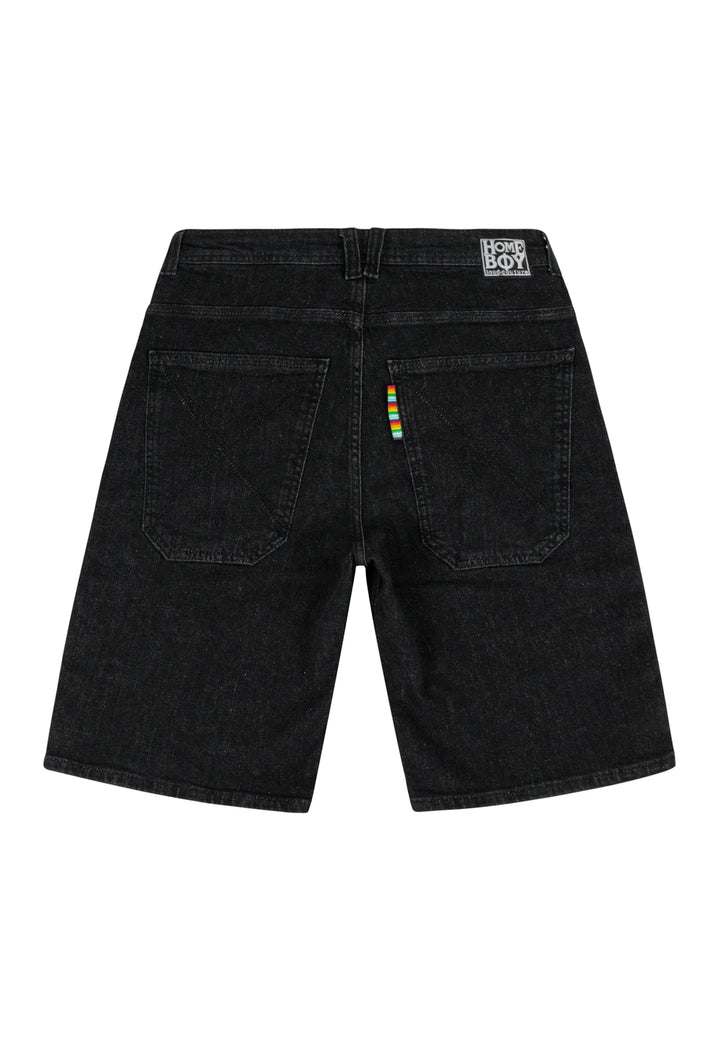 X-TRA BAGGY SHORT WASHED BLACK